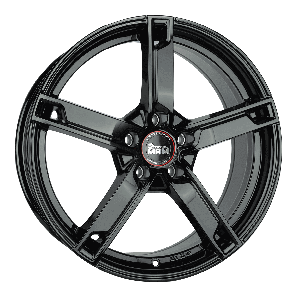 MAM W4 Black Painted Alufelge 6.5x16 ET38 5x112/66.6