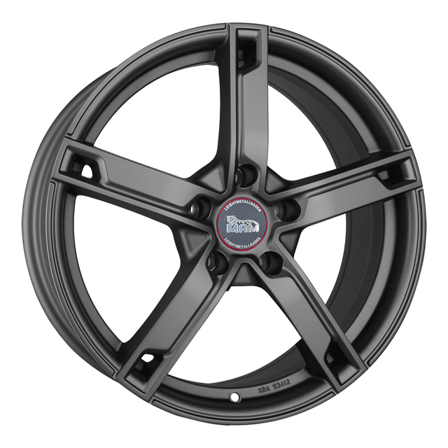 MAM W4 Matt Grey Alufelge 6.5x16 ET35 5x120/72.6