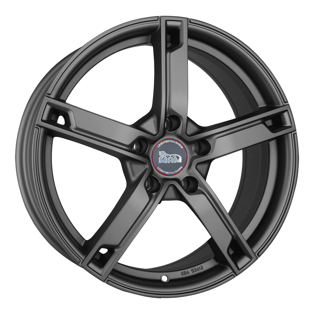 MAM W4 Matt Grey Alufelge 7x17 ET35 5x100/57.1