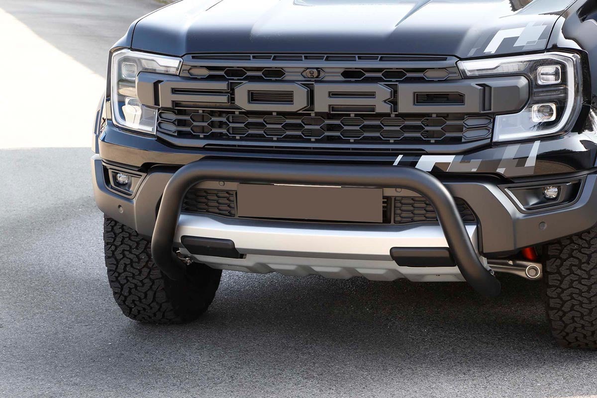 delta4x4 Frontbügel Schwarz Matt 76mm – Ford Ranger Raptor 2Ab