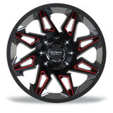 La Chanti LC-OF11 12J x 20 Zoll 6x135 ET-44 Machined Black