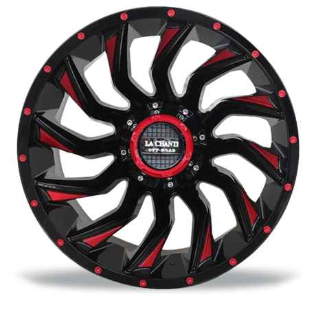 La Chanti LC-OF12 10J x 20 Zoll 6x139,7 ET0 Glossy Black Milled
