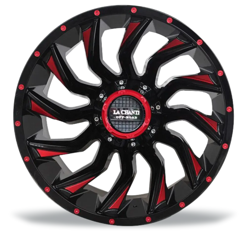 La Chanti LC-OF12 12J x 20 Zoll 5x139,7 ET-25 Glossy Black Milled