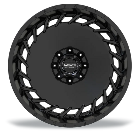 La Chanti LC-OF15 12J x 22 Zoll 6x135-139 ET-25 Glossy Black / RED Spockes