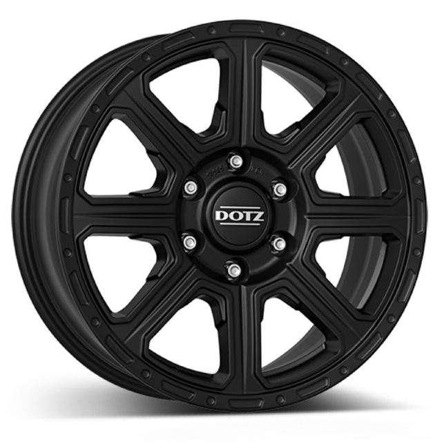 DOTZ 4x4 Kalahari black Alufelge 8x17 ET30 6x139.7/93.1