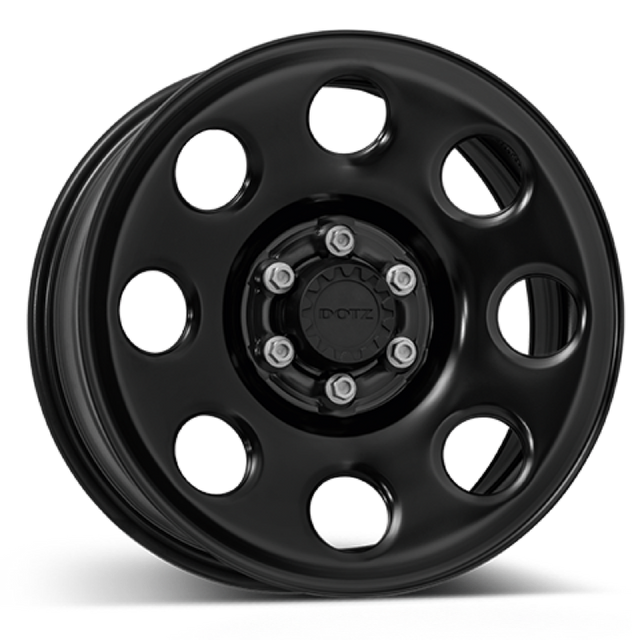 DOTZ 4x4 Outland black Stahlfelge 8x18 ET45 6x130/84