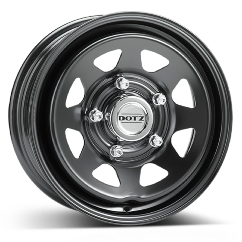 DOTZ 4x4 Pharao dark Stahlfelge 6x15 ET45 5x139.7/110