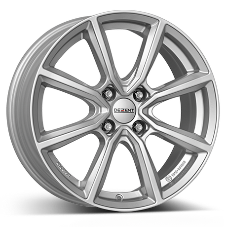 DEZENT TN silver Alufelge 6.5x16 ET37 4x100/60.1