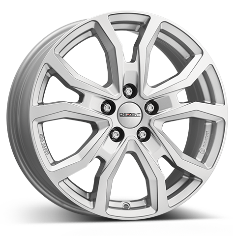 DEZENT TV silver Alufelge 6.5x17 ET60 5x120/65.1