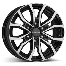 4x DEZENT KC dark 6.5x16 ET54/ET62 6x130