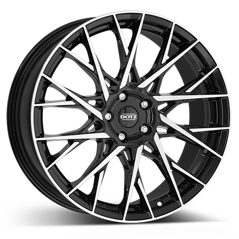DOTZ FUJI DARK 8 x 18 ET40 LK 5x114.3 light alloy rim