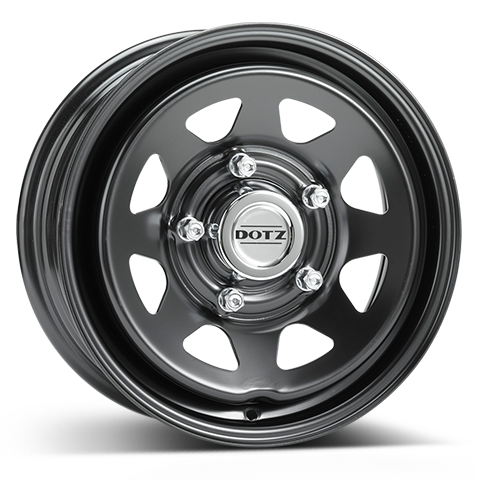 DOTZ 4x4 Pharao dark Stahlfelge 6x15 ET45 5x139.7/110