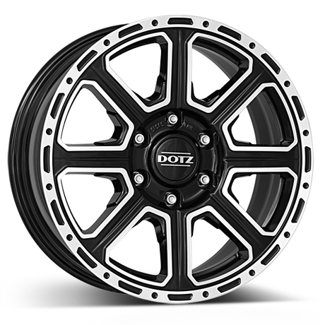 DOTZ 4x4 Kalahari dark Alufelge 8x18 ET30 6x139.7/93.1