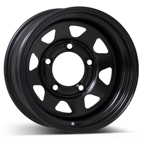 DOTZ 4x4 Extreme dark Stahlfelge 8x16 ET-20 5x114.3/71.6