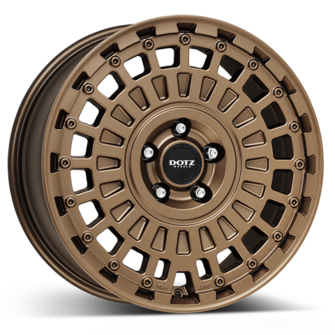 DOTZ 4x4 Talara bronze Alufelge 8x18 ET43 5x127/71.6