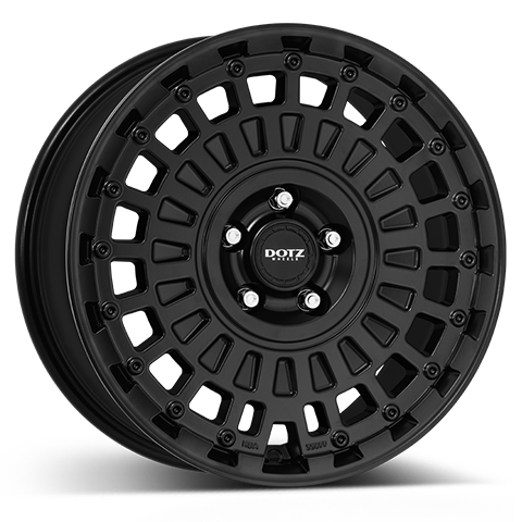 DOTZ 4x4 Talara black Alufelge 8x18 ET50 5x130/78.1