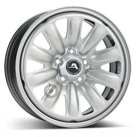 ALCAR HYBRIDRAD 01 silver Stahlfelge 7x17 ET50 5x114.3/67