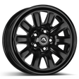 ALCAR HYBRIDRAD 01 black Stahlfelge 6.5x16 ET40 5x114.3/66