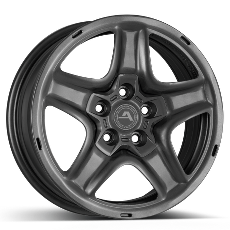 ALCAR HYBRIDRAD 09 grey Stahlfelge 6.5x16 ET45 5x114.3/60
