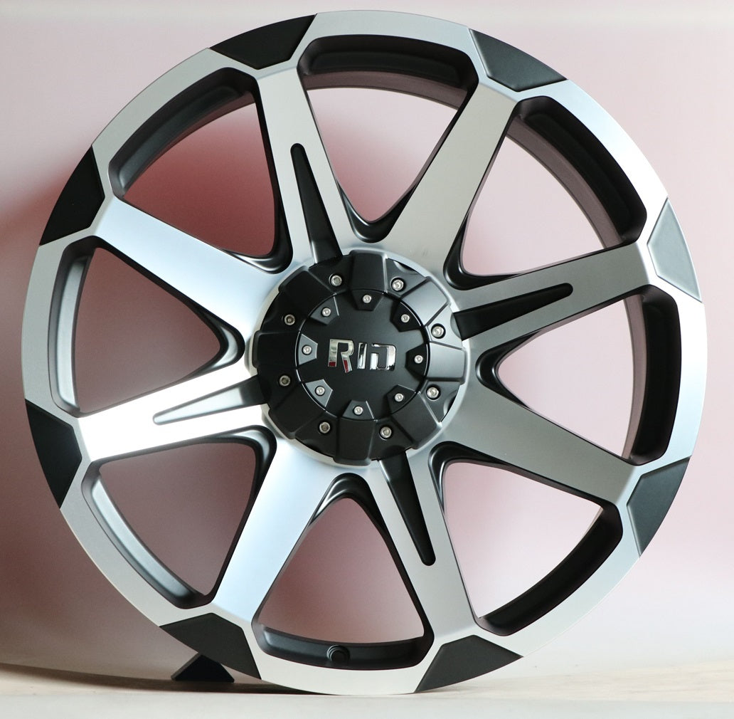 4x Felgen RID R05 9×20 ET18 5×139,7 | matte black/machined