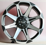 4x Felgen RID R05 9×20 ET18 5×139,7 | matte black/machined