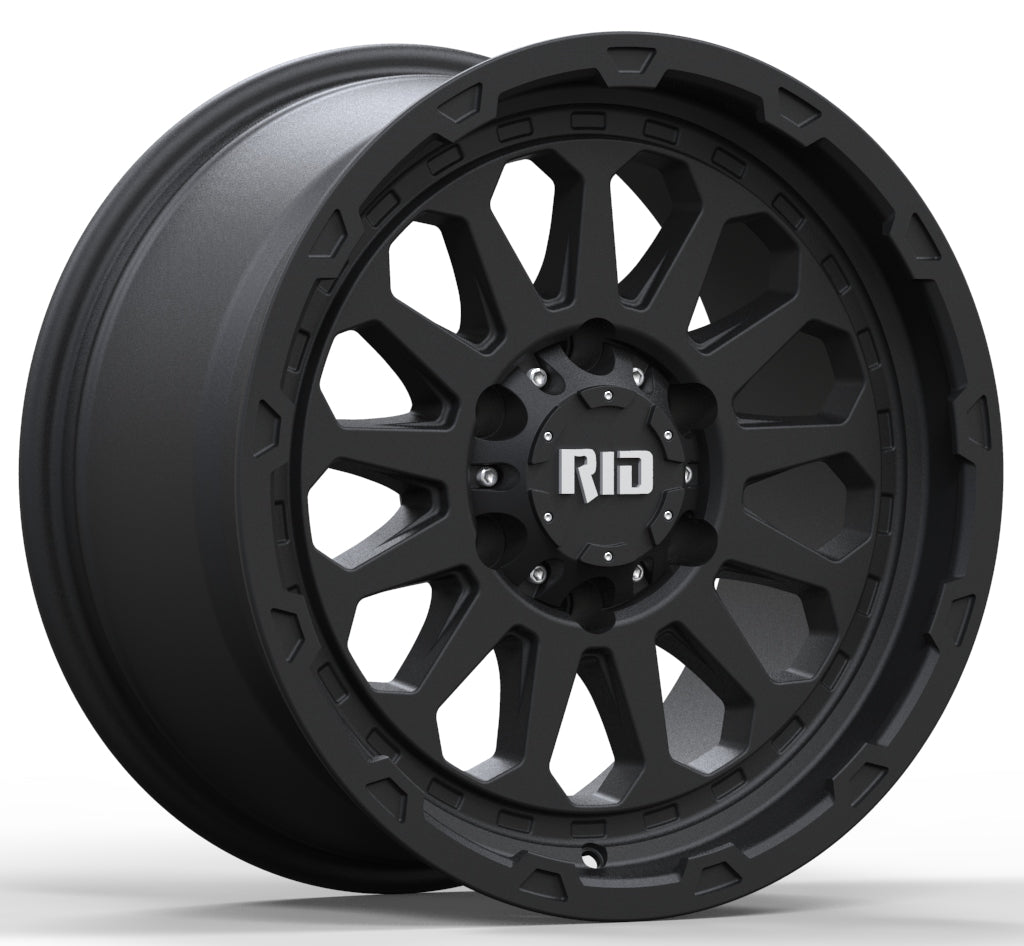 4x Felgen RID R07 9x17 Matte Black - Alufelgen für diverse Autohersteller