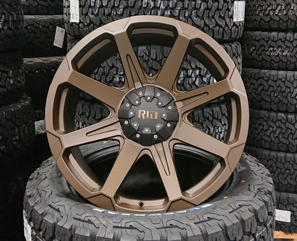 4x Felgen RID R05 | Matte Dark Bronze | 10x22 ET25 | 6x114,3 Lochkreis ...