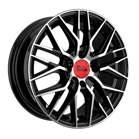 MAM RS4 Black Front Polish Alufelge 7x16 ET20 4x108/65.1