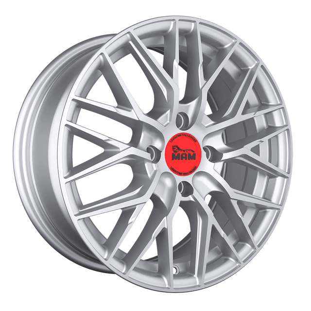 MAM RS4 Matt Silver Painted Alufelge 6x15 ET35 4x100/63.4