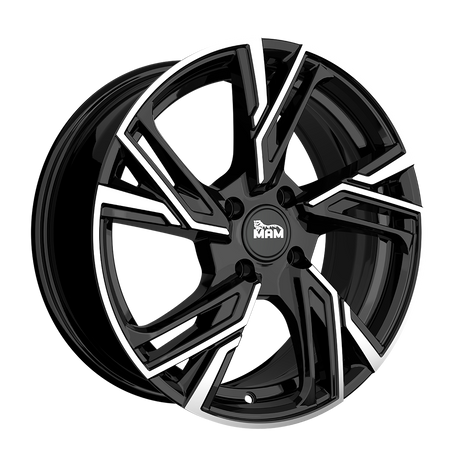 MAM RS5 Black Front Polish Alufelge 6x15 ET38 4x108/63.4