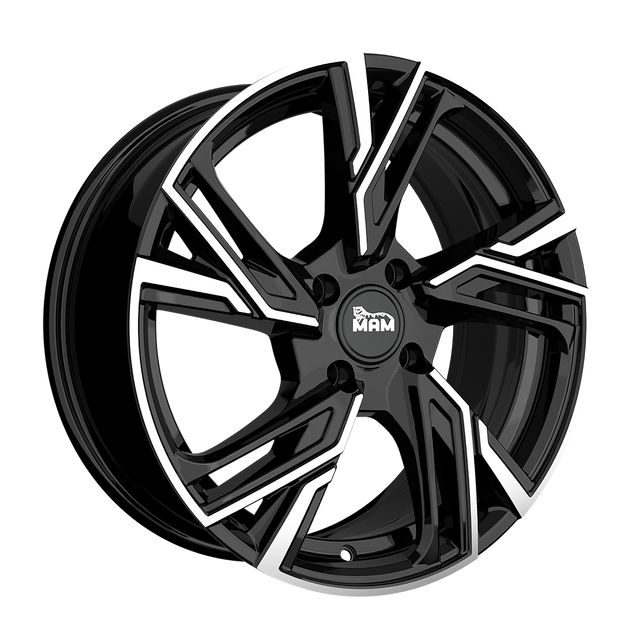 MAM RS5 Black Front Polish Alufelge 6x15 ET38 4x108/63.4
