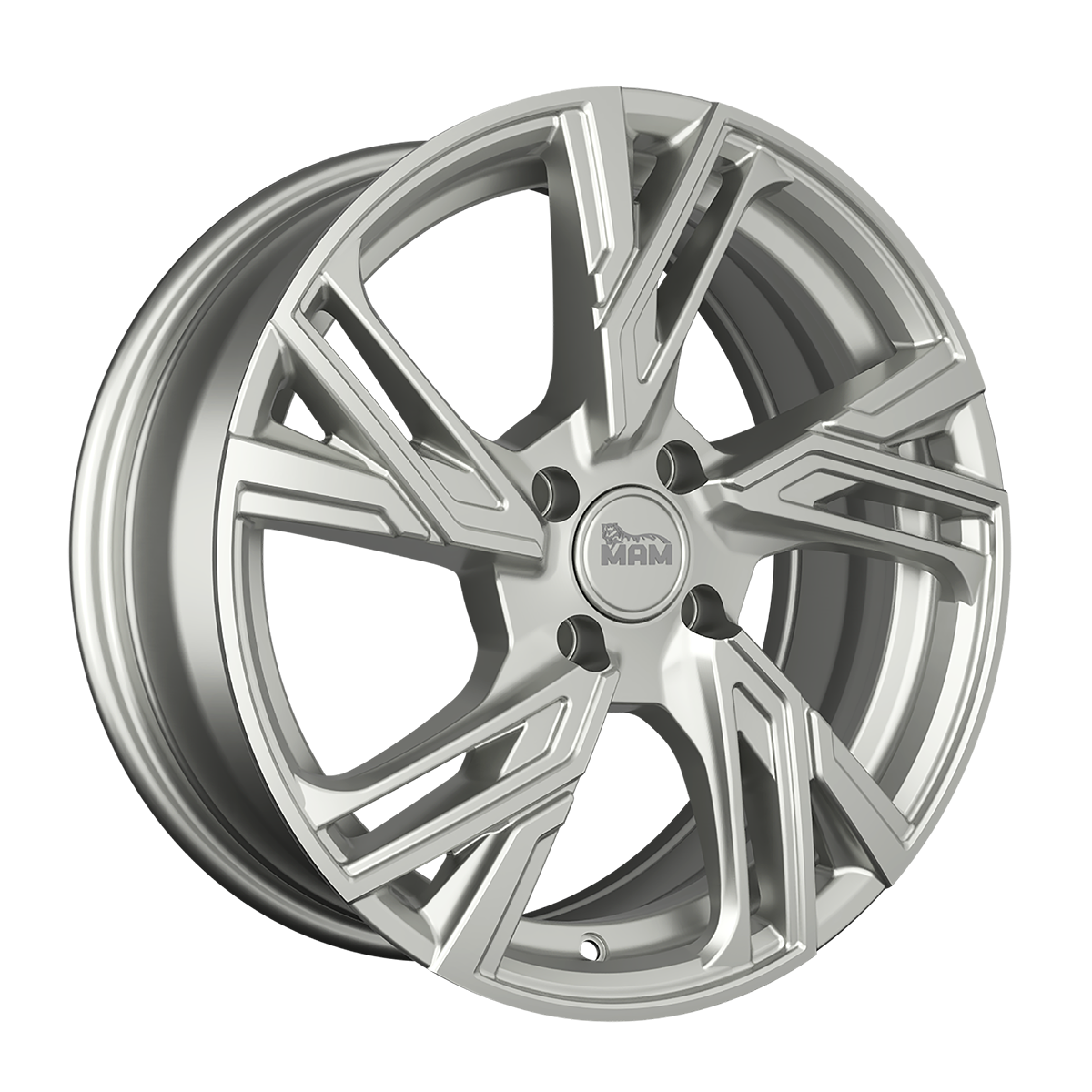 MAM RS5 Silver Painted Alufelge 6x15 ET35 4x98/58.1