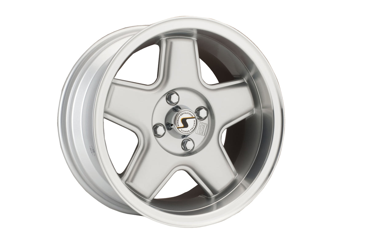 Schmidt Revolution Retro-ML Alufelge 8x15 ET20 4x100 HighGloss Silber pol.