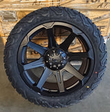 4x Felgen RID R05 9×20 ET20 6×139,7 + 4x Reifen Black Bear AT2 265/50/20