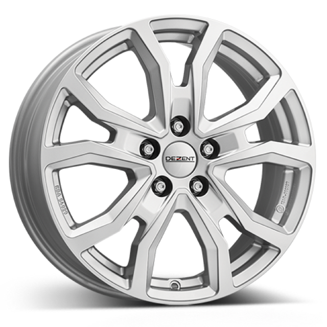 DEZENT TV silver Alufelge 7x17 ET45 5x114.3/66.1