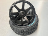 4x rims RID R05 9×20 ET20 6×139.7 + 4x tires Black Bear AT2 33×12.5×20