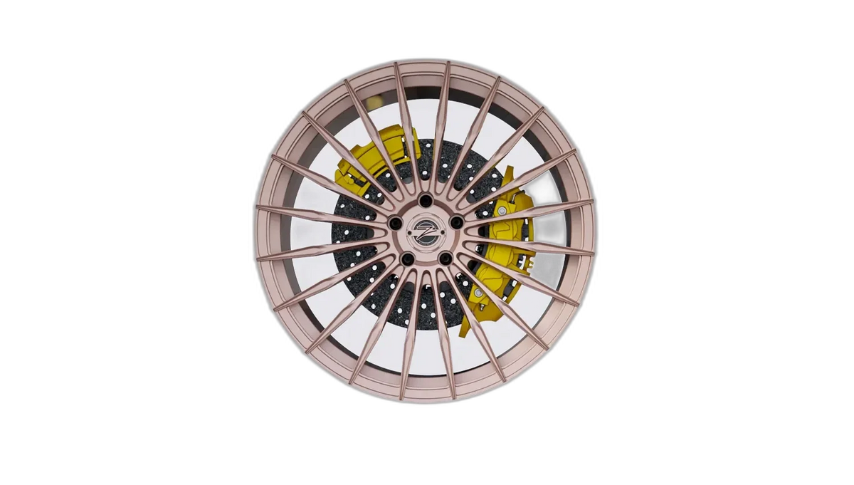 Z-Performance ZP.MONO 1 Sparkling Champagne Alufelge 9,5x21 ET38 5x114,3/64,1 – Ansicht 3