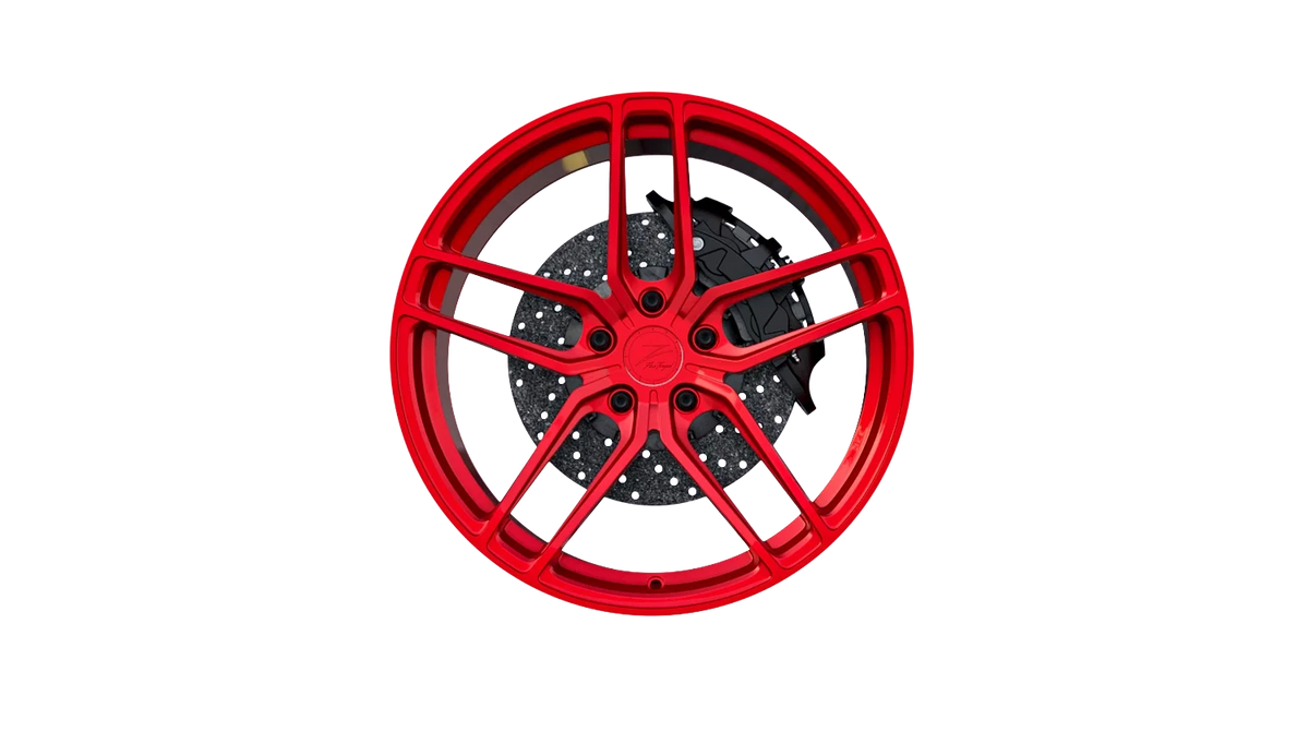 Z-Performance ZP2.1 FlowForged Blood Red Alufelge 8,5x19 ET45 5x112/66,6 – Ansicht 3