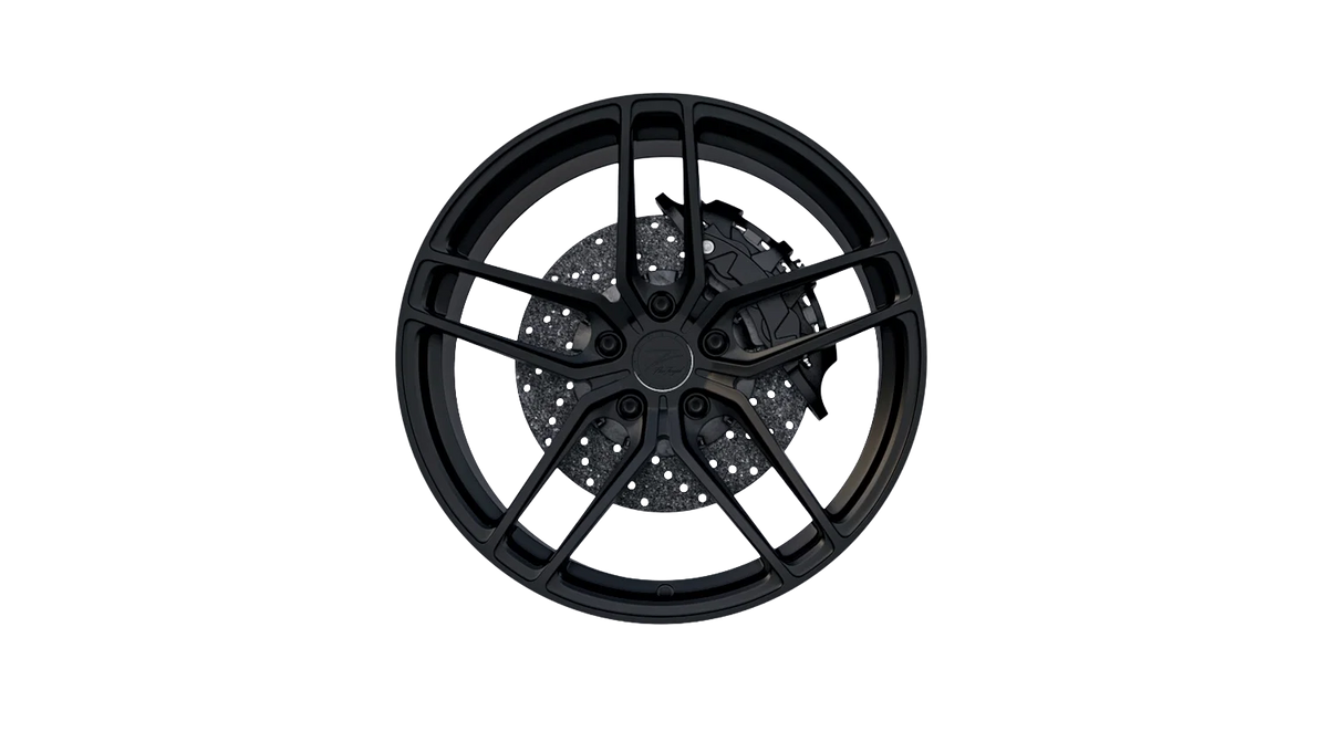 Z-Performance ZP2.1 FlowForged Satin Black Alufelge 9,5x19 ET40 5x120/72,6 – Ansicht 3