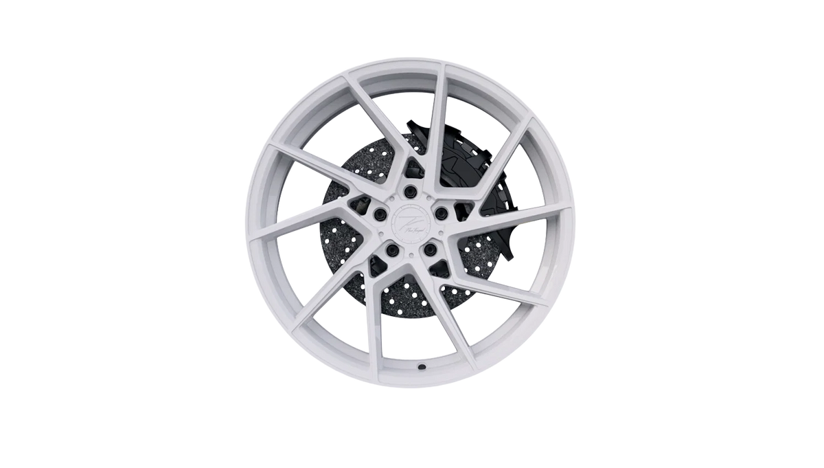 Z-Performance ZP3.1 FlowForged Pure White Alufelge 8,5x19 ET45 5x112/66,6 – Ansicht 3