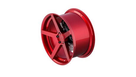 Z-Performance ZP6.1 FlowForged Blood Red Alufelge 9,5x19 ET45 5x112/66,6 – Ansicht 2