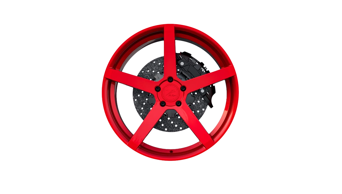 Z-Performance ZP6.1 FlowForged Blood Red Alufelge 9,5x19 ET30 5x114,3/73,1 – Ansicht 3