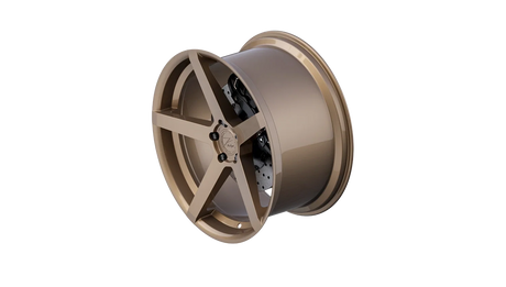 Z-Performance ZP6.1 FlowForged Champagne Nuggets Alufelge 9,5x19 ET35 5x120/72,6 – Ansicht 2