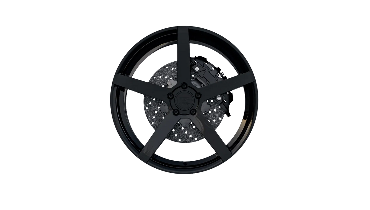 Z-Performance ZP6.1 FlowForged Gloss Black Alufelge 9,5x19 ET35 5x120/72,6 – Ansicht 3