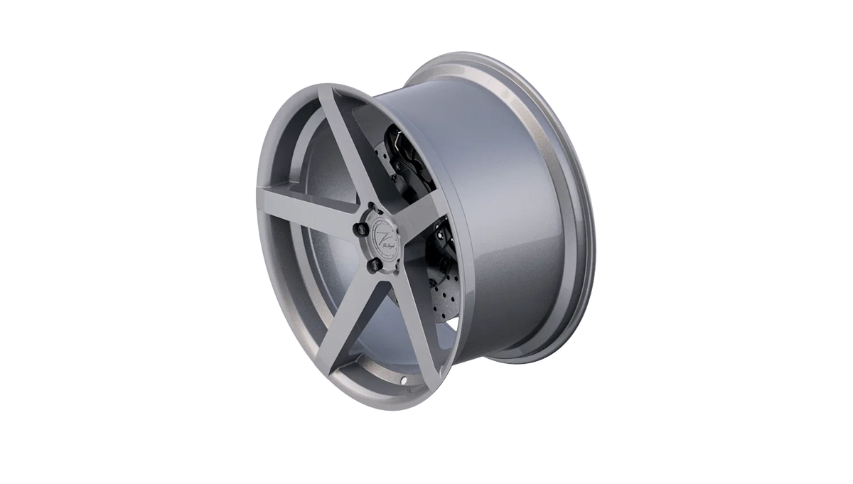 Z-Performance ZP6.1 FlowForged Sparkling Silver Alufelge 8,5x20 ET45 5x112/66,6 – Ansicht 2