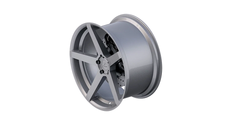 Z-Performance ZP6.1 FlowForged Sparkling Silver Alufelge 9,5x19 ET45 5x112/66,6 – Ansicht 2