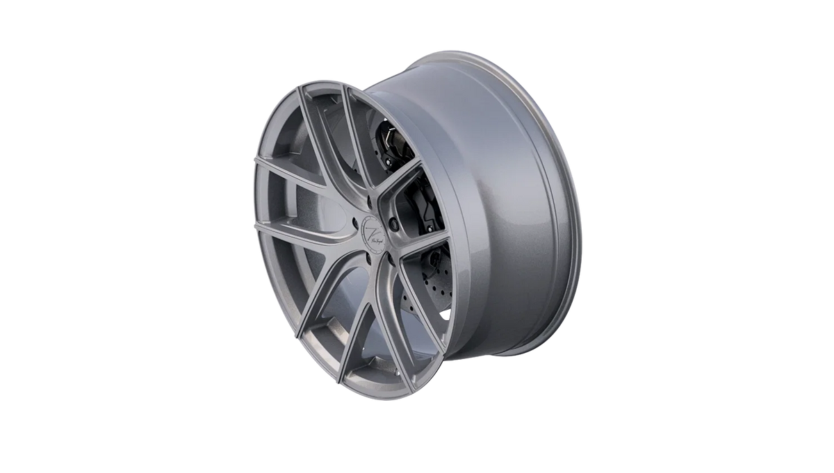 Z-Performance ZP9.1 FlowForged Sparkling Silver Alufelge 9,5x19 ET40 5x120/72,6 – Ansicht 2