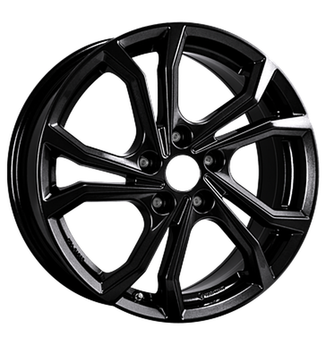 RC-Design RE2 Schwarz Glanz Alufelge 7x17 ET43 5x114.3/66.1