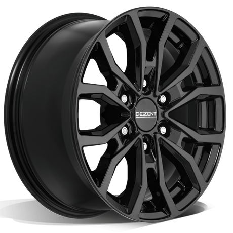 4x DEZENT KC black 6.5x16 ET54/ET62 6x130