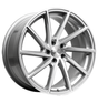 Brock B37C Kristallsilber Voll-Poliert Alufelge 9.5x20 ET22 5x112/66.6